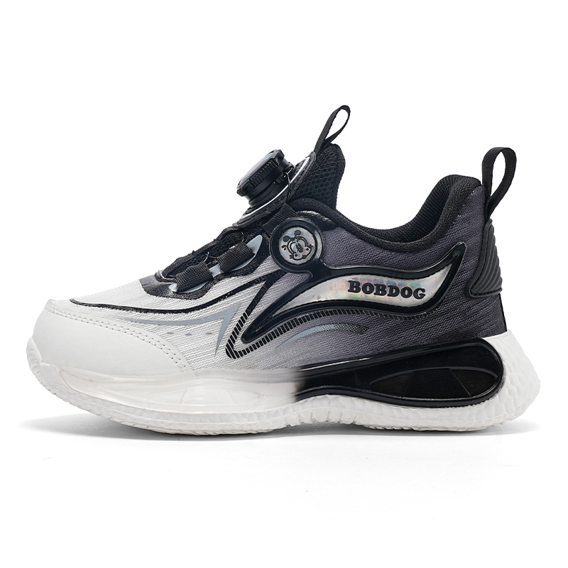 

Детские кроссовки для бега BOBDOG, черный/белый