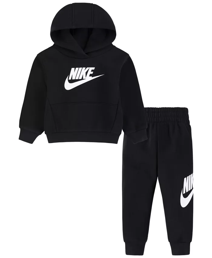 

Детский комплект для мальчиков из двух предметов: худи и брюки Club Fleece Nike, черный