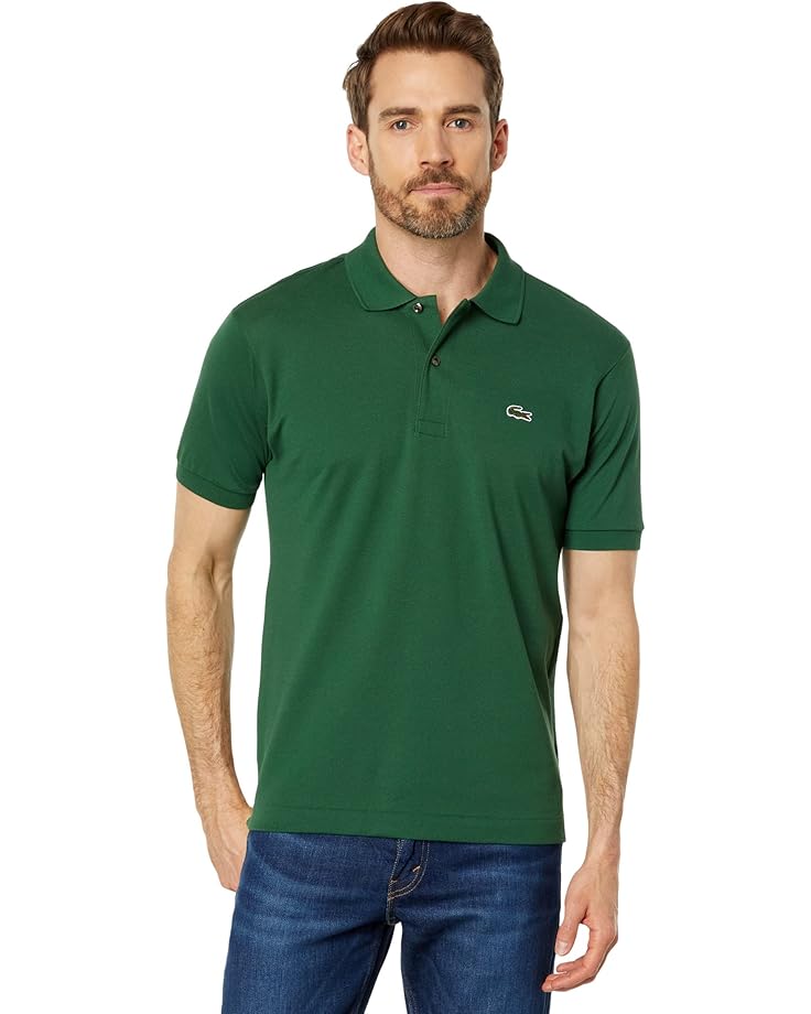 

Поло Lacoste Short Sleeve Classic Pique Polo Shirt, зеленый