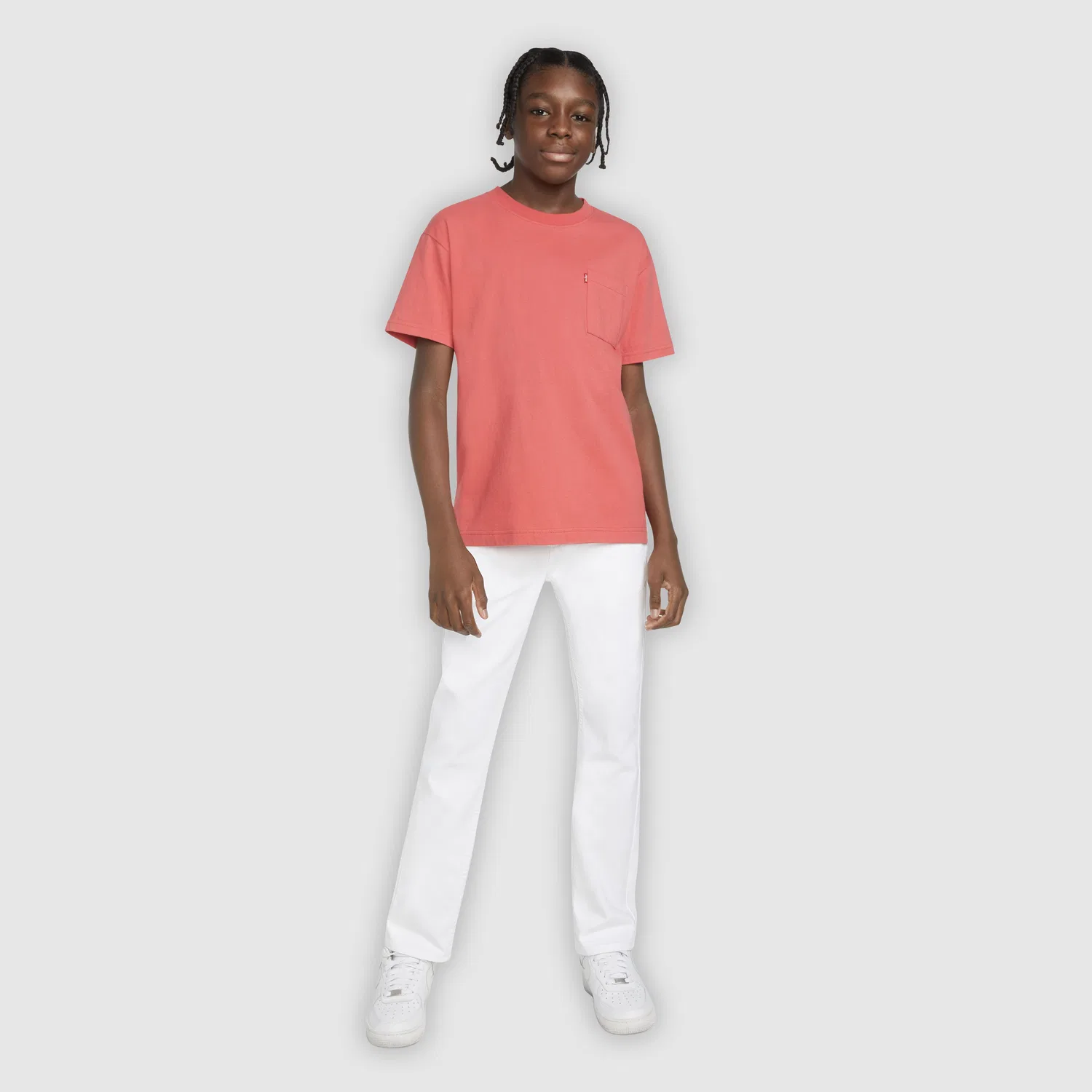 Джинсы 511 Slim Fit Eco Performance для мальчиков 8-20 лет Levi's, White