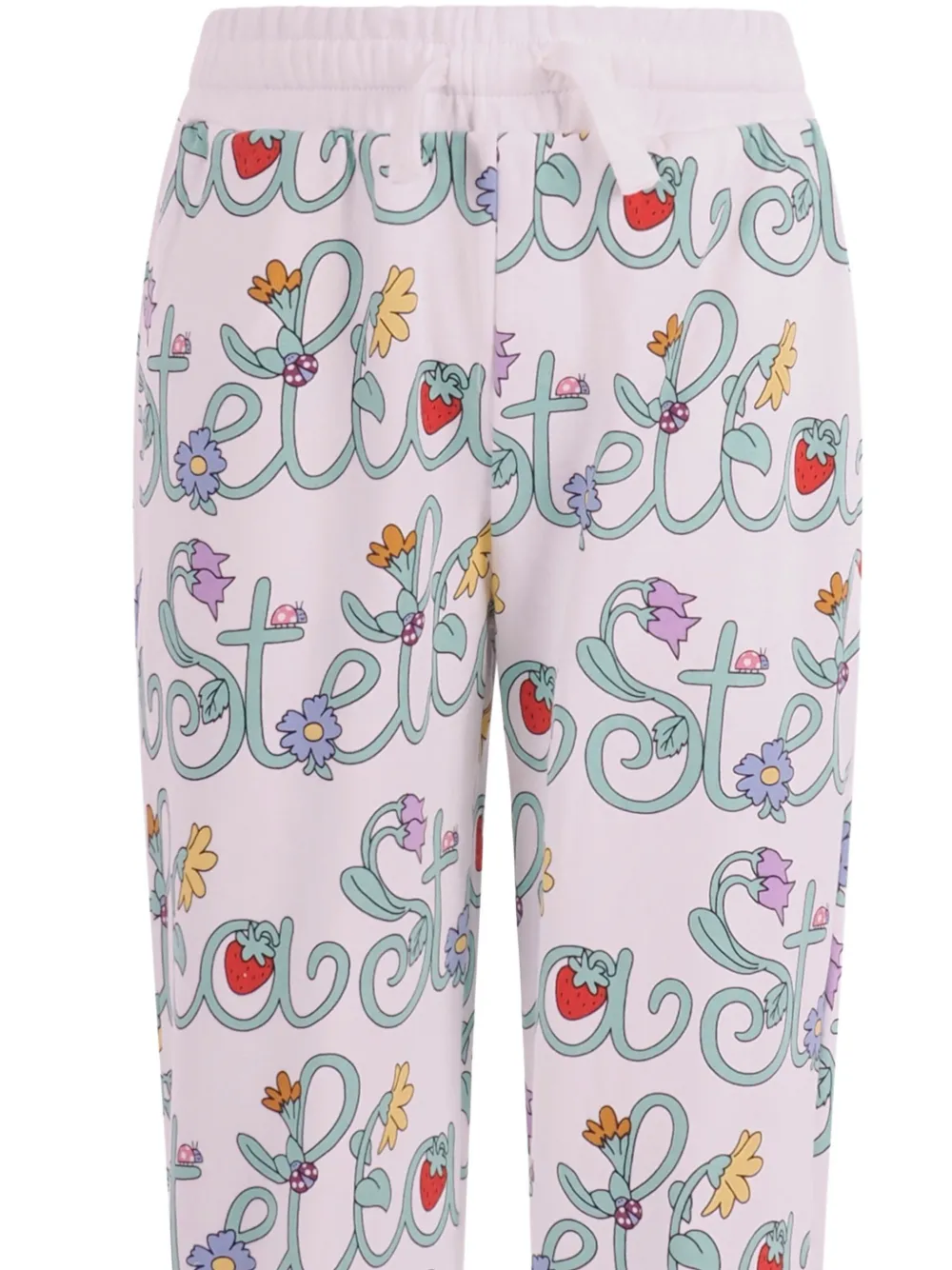 Спортивные брюки с принтом Stella Stella Mccartney Kids, белый — фото 3