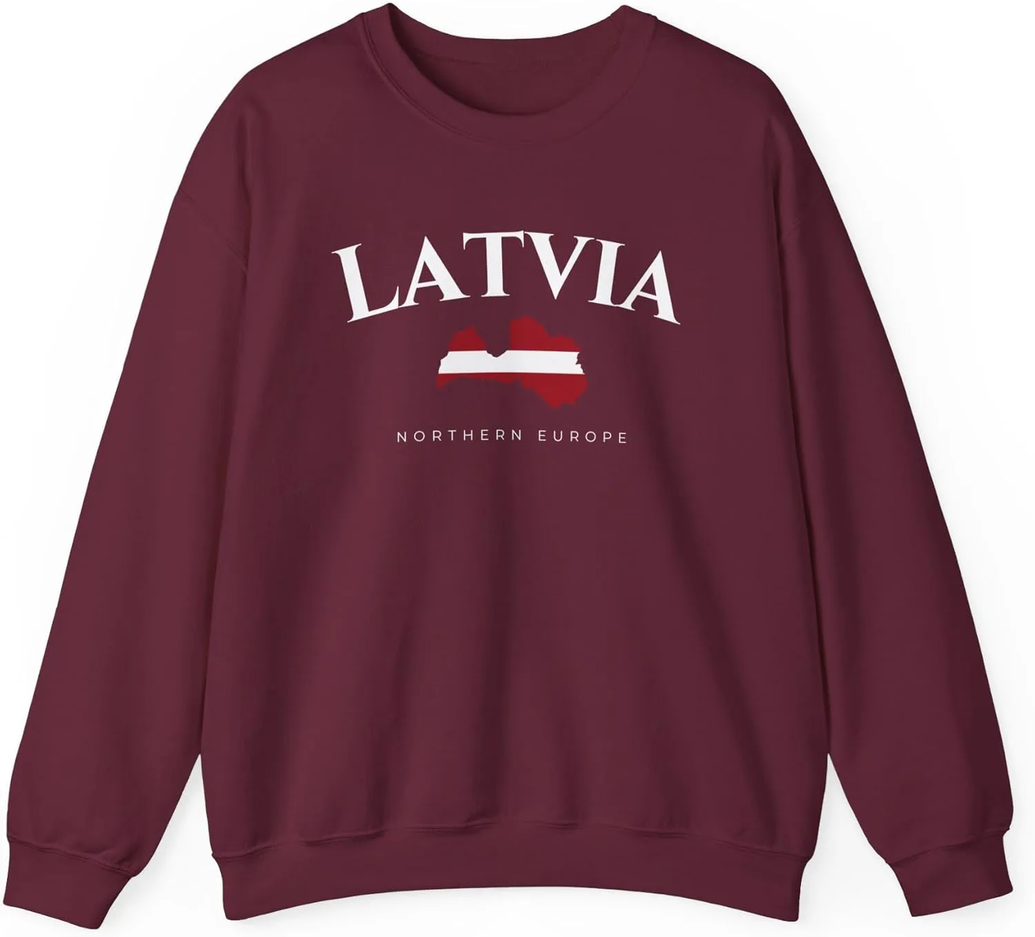 

Толстовка Latvia Northern Europe Unisex Heavy Blend