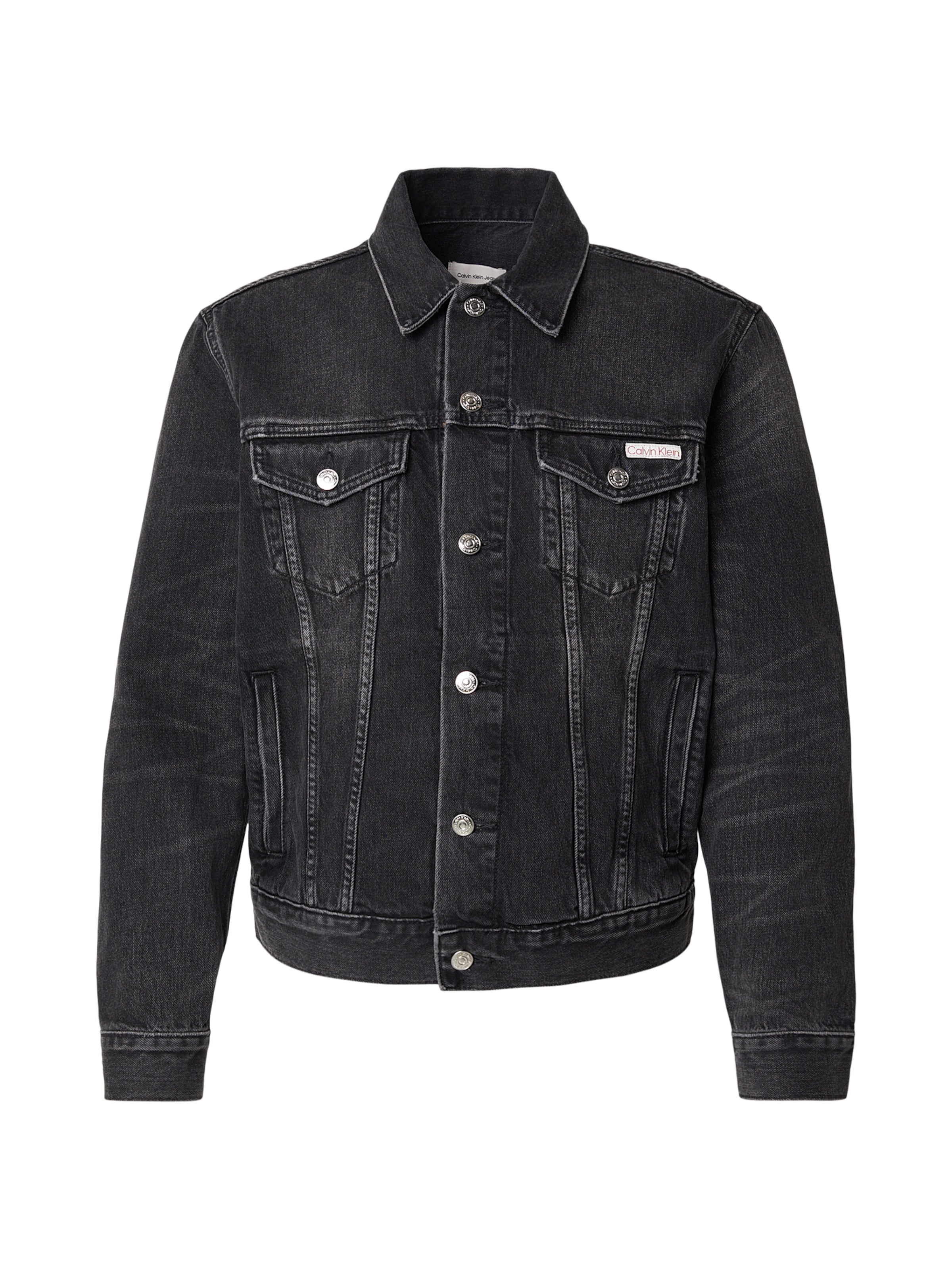 

Calvin Klein Jeans Куртка межсезонная 'CLASSIC' в черном дениме