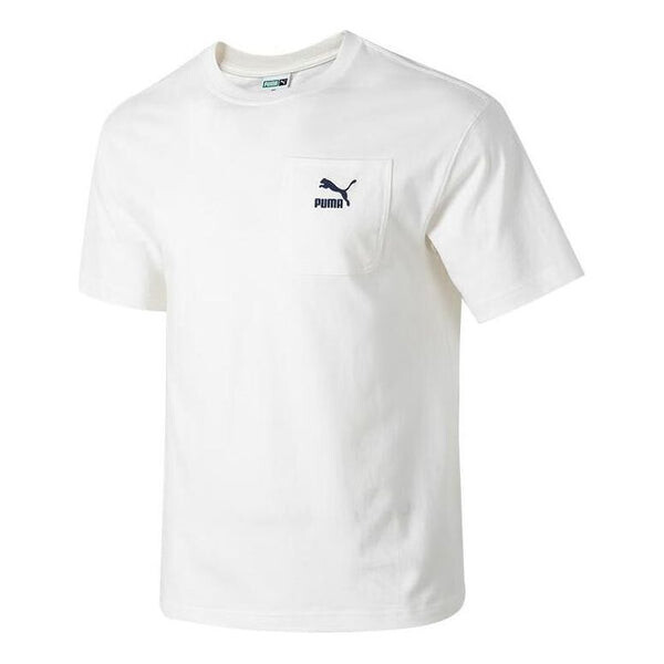 

Футболка logo pocket t-shirt 'white' Puma, белый