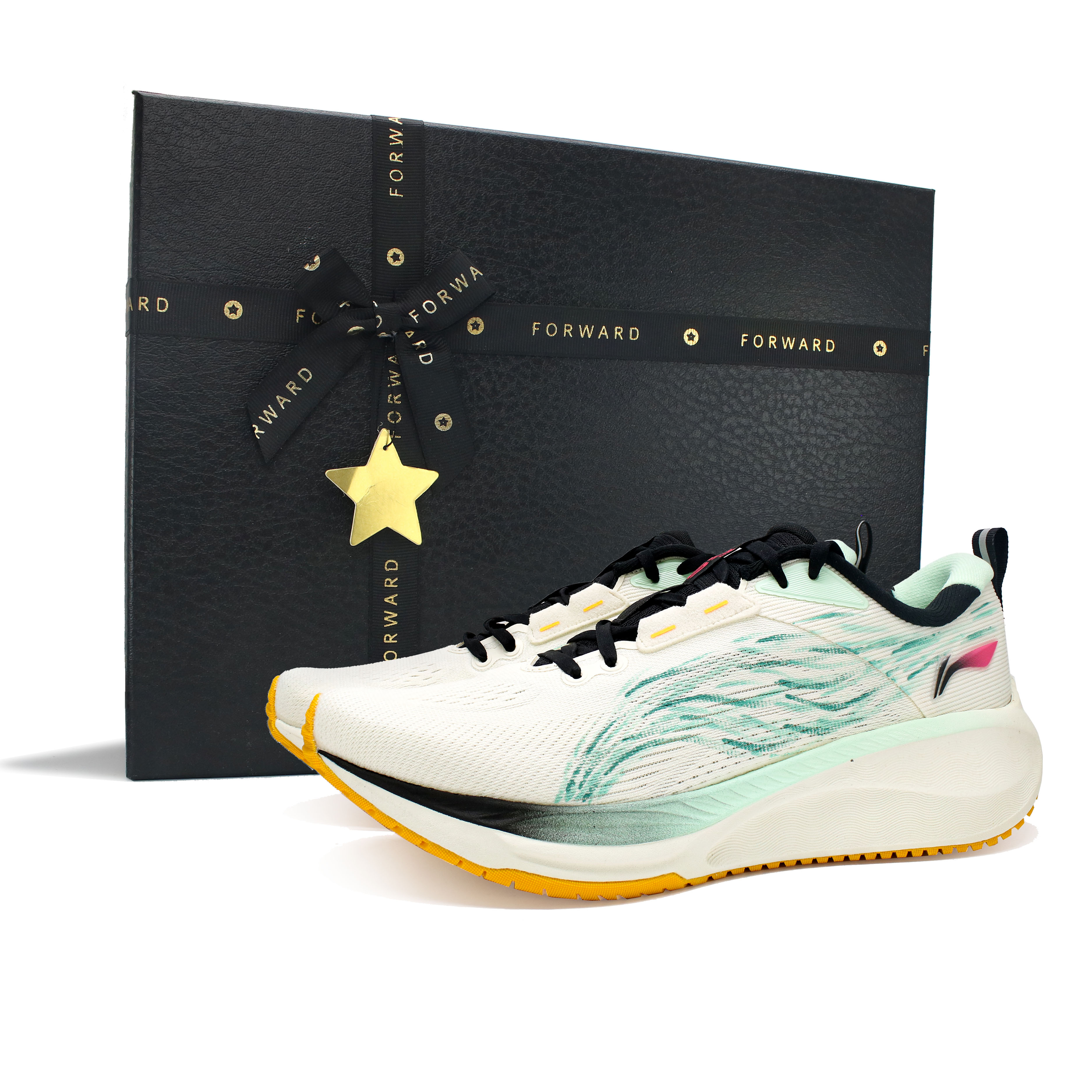 

Кроссовки мужские Wu Leaping 2.0 V2 с низким верхом LINING, Beige Green
