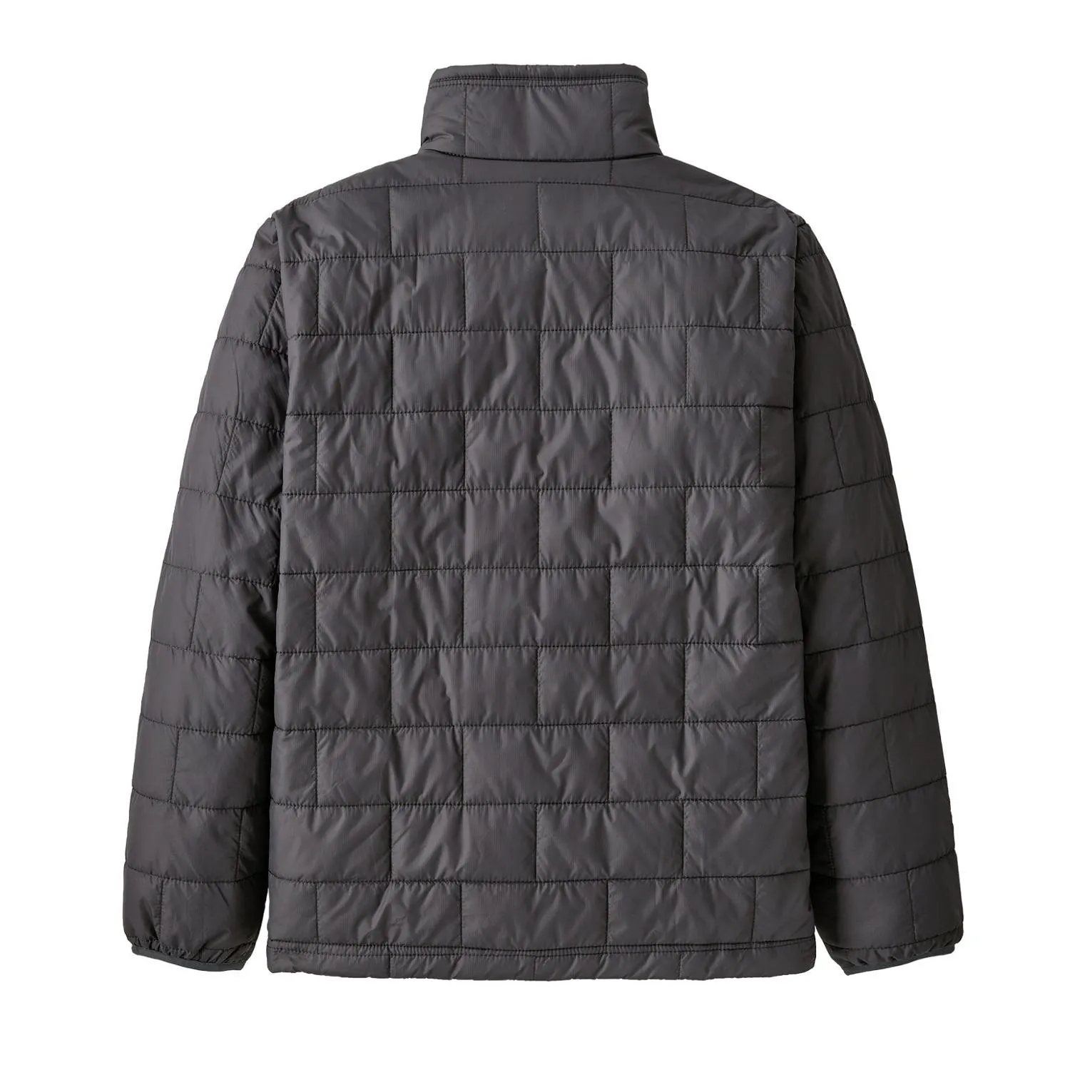 Детская утеплённая стёганая куртка Nano Puff Brick Patagonia, Forge Grey/Noble Grey — фото 2