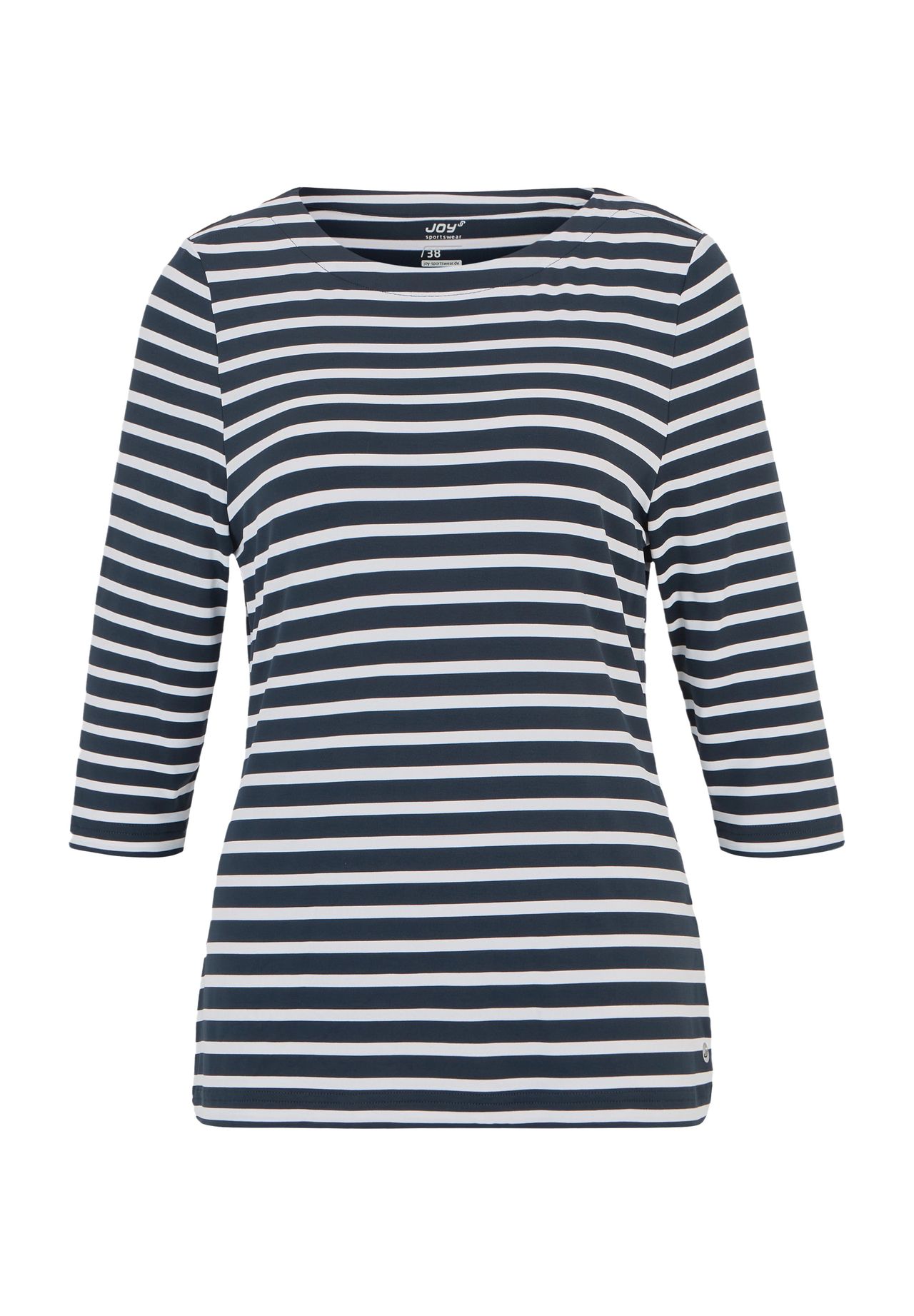 

Рубашка "Карина", рукав 3/4, полосатая, женская JOY sportswear, синий