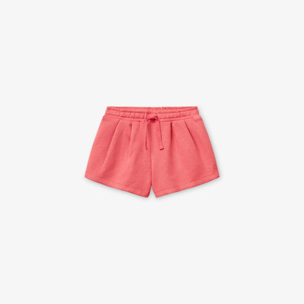 

Шорты из хлопкового флиса с вышитым логотипом 18 месяцев - 6 лет Benetton, цвет cyclamen