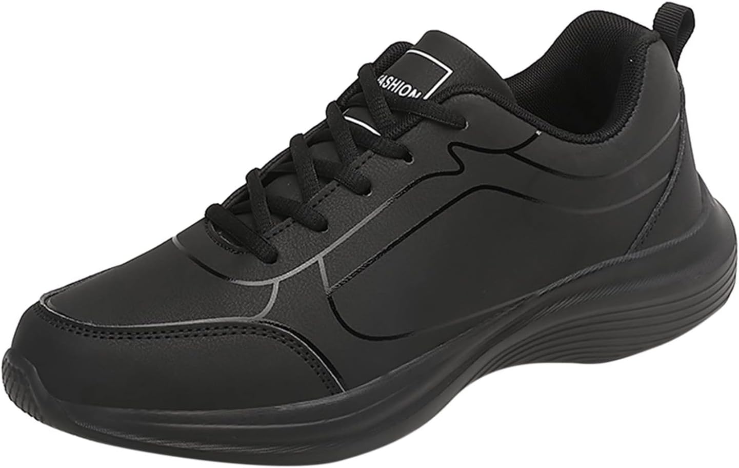 

Водонепроницаемые беговые кроссовки IWIHMIV для мужчин, нескользящие спортивные повседневные кроссовки, легкие прогулочные кроссовки, черный