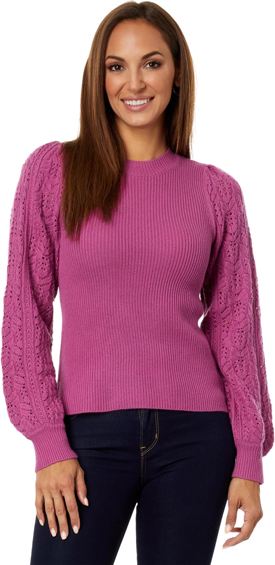 

Свитер Splendid Phoebe Pointelle Sweater, цвет Magenta