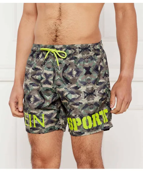 

Пляжные шорты Regular fit Plein Sport, мультиколор