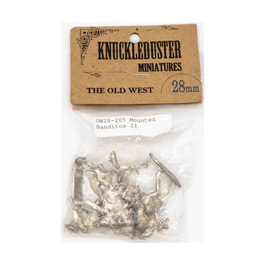 

Конные бандиты 2, Old West Miniatures (28mm) (Knuckleduster Publications)
