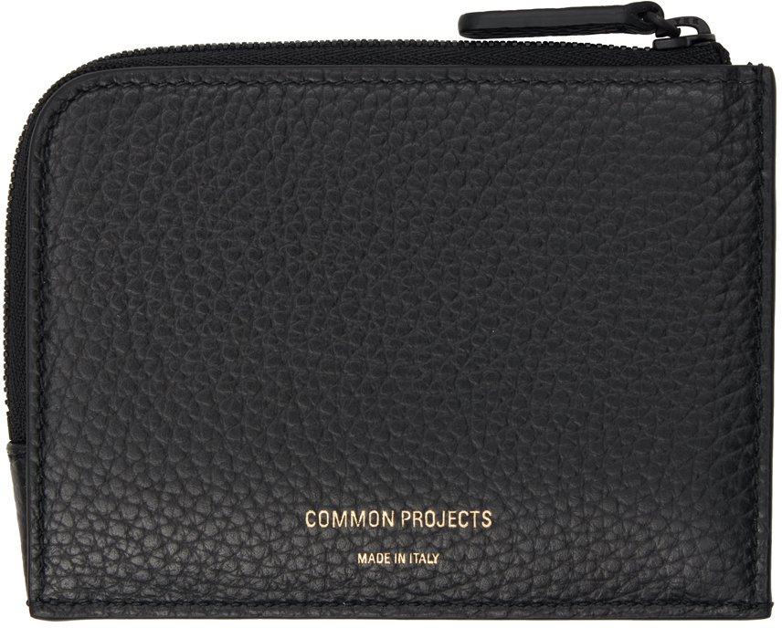 

Черный кошелек на молнии Common Projects