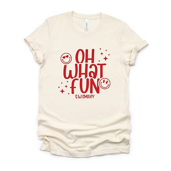 

SWSmiley oh what fun sparkle - женская футболка с коротким рукавом Simply Sage Market, Cream, Зеленый, SWSmiley oh what fun sparkle - женская футболка с коротким рукавом Simply Sage Market, Cream