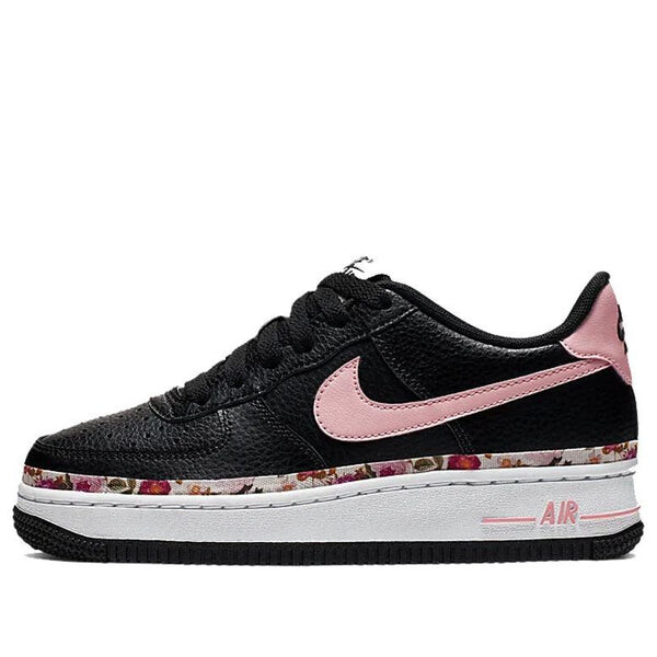 Кроссовки air force 1 винтажные цветочные Nike, черный