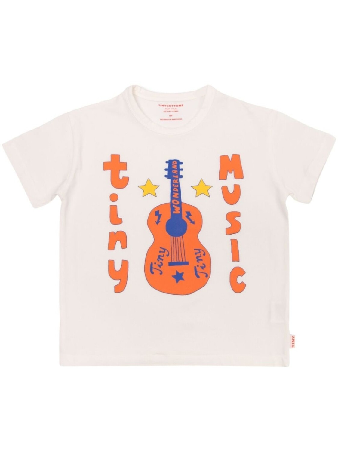 

Футболка Tiny Music из органического хлопка Tiny Cottons, белый