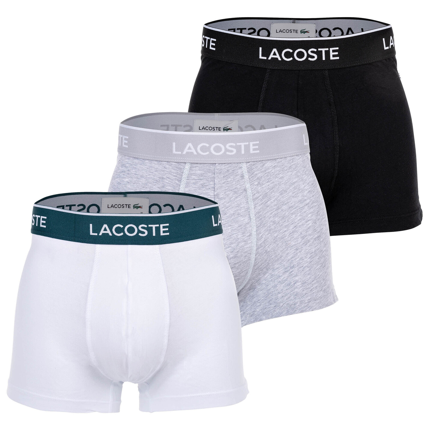 

Боксеры Lacoste Boxershort 3 шт, черный