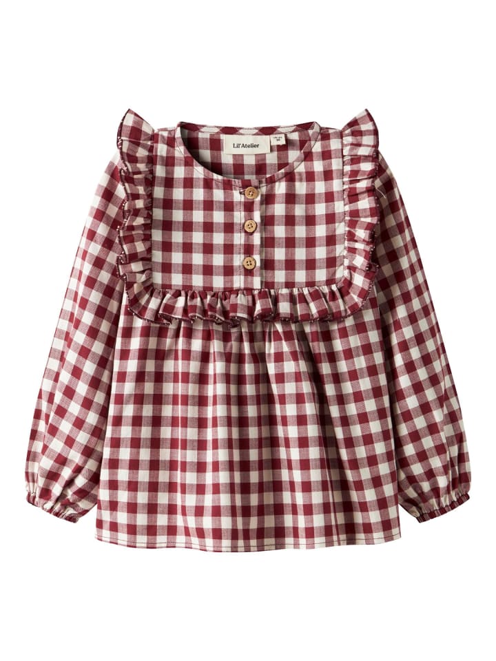 

Name it Рубашка цвета красной георгины