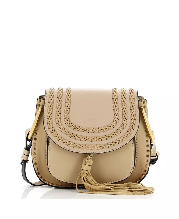 

Маленькая сумка Hudson из кожи Whipstitch Pre-Owned Chloe, коричневый/бежевый