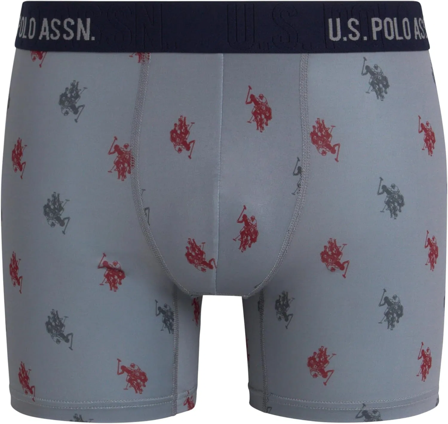 Боксеры 5-pack, U.S. POLO ASSN., Prints/Red Berry/Maritime Blue/Crystal Teal — фото 4