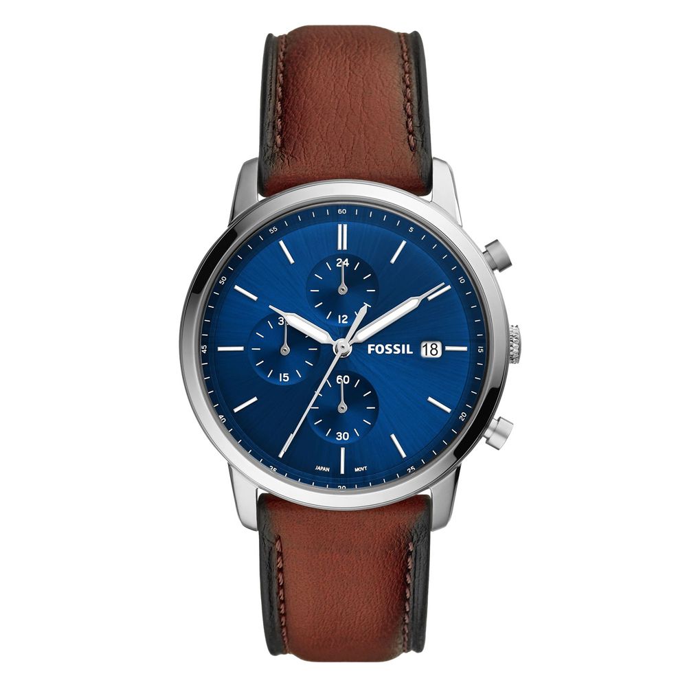 

Серебряные мужские часы Fossil