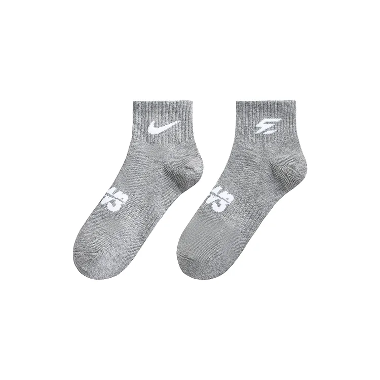 Носки 3Brand 3 пары для подростков Nike, White/Mountain Gray — фото 4