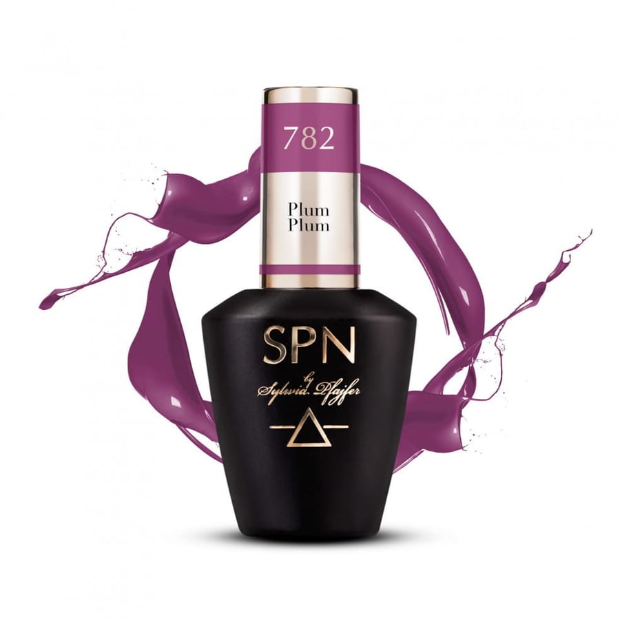 

782 Plum Сливовый гибридный лак 8 мл SPN Nails