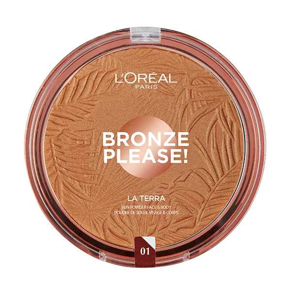 

Бронзирующая пудра Glam Bronze Terra L'Oreal, цвет light caramel