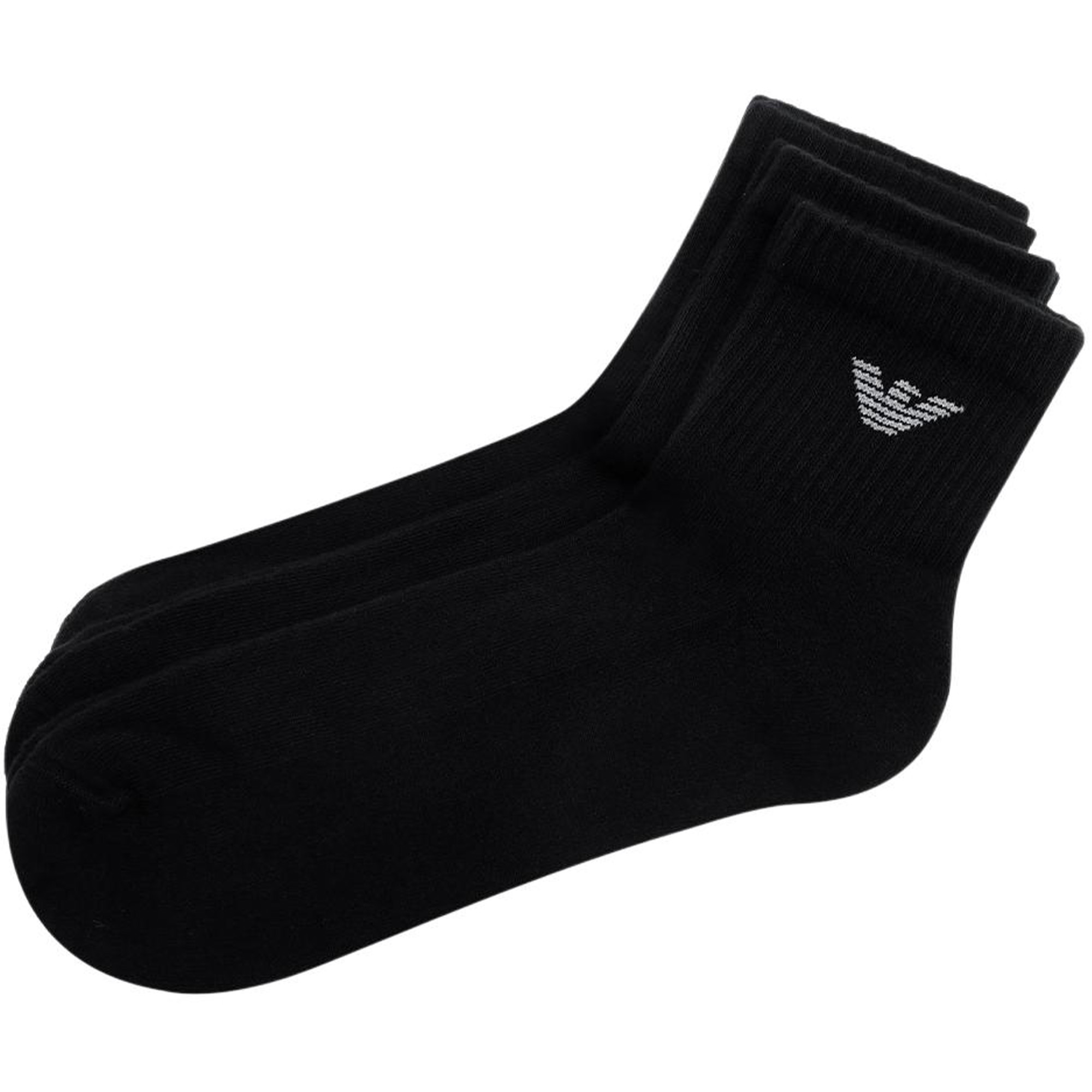 

EMPORIO ARMANI Мужские носки FW23 Crew, 3 пары, Black