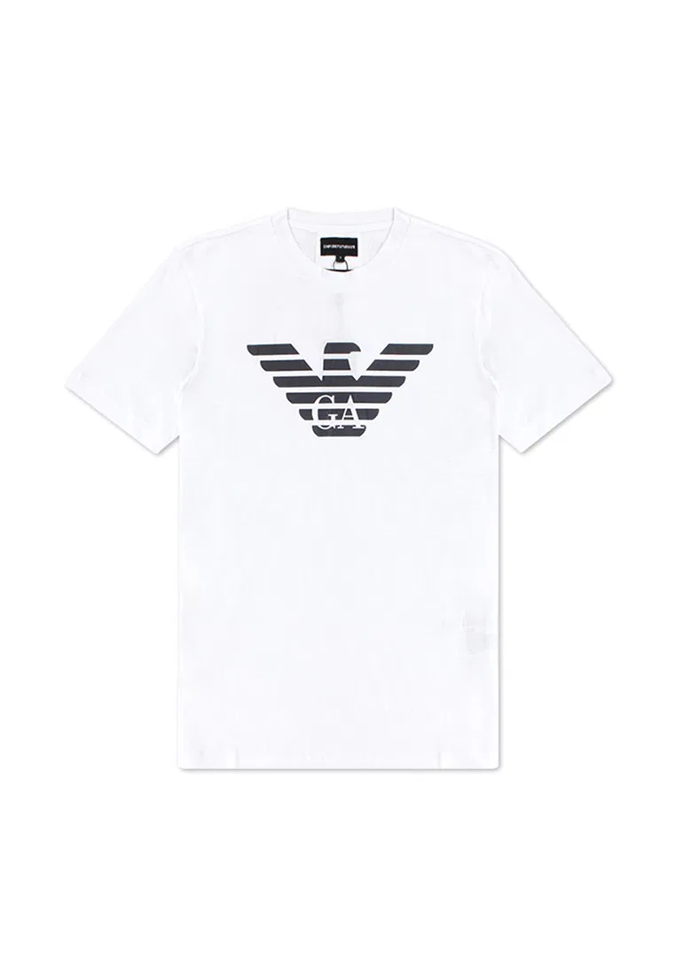 Футболка с коротким рукавом, модель 8N1TN5 1JPZZ Emporio Armani, белый