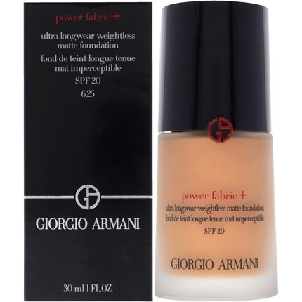 

Giorgio Armani Power Fabric Plus Стойкая невесомая матовая основа SPF 20, 1 унция