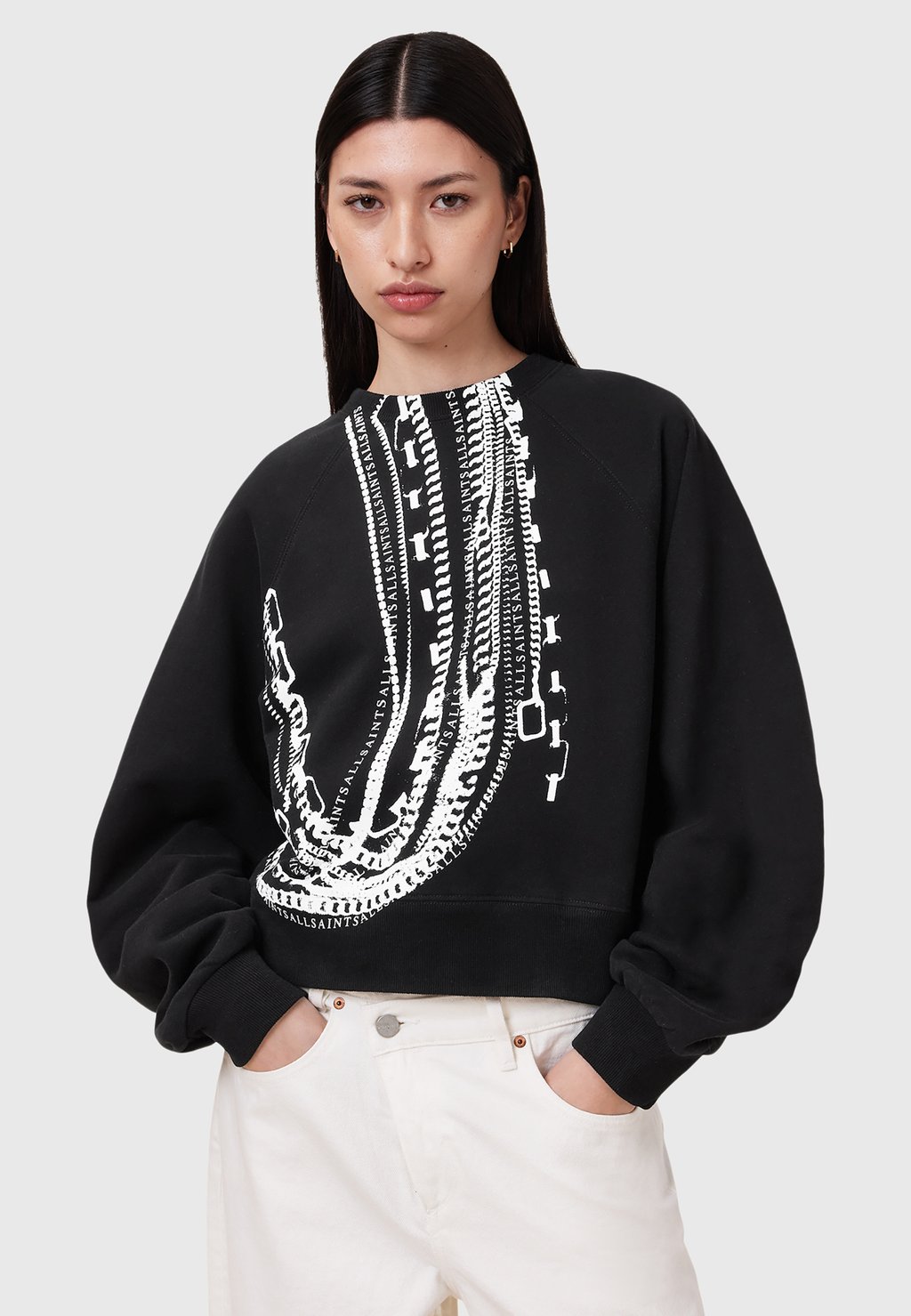 

Толстовка AllSaints, черный
