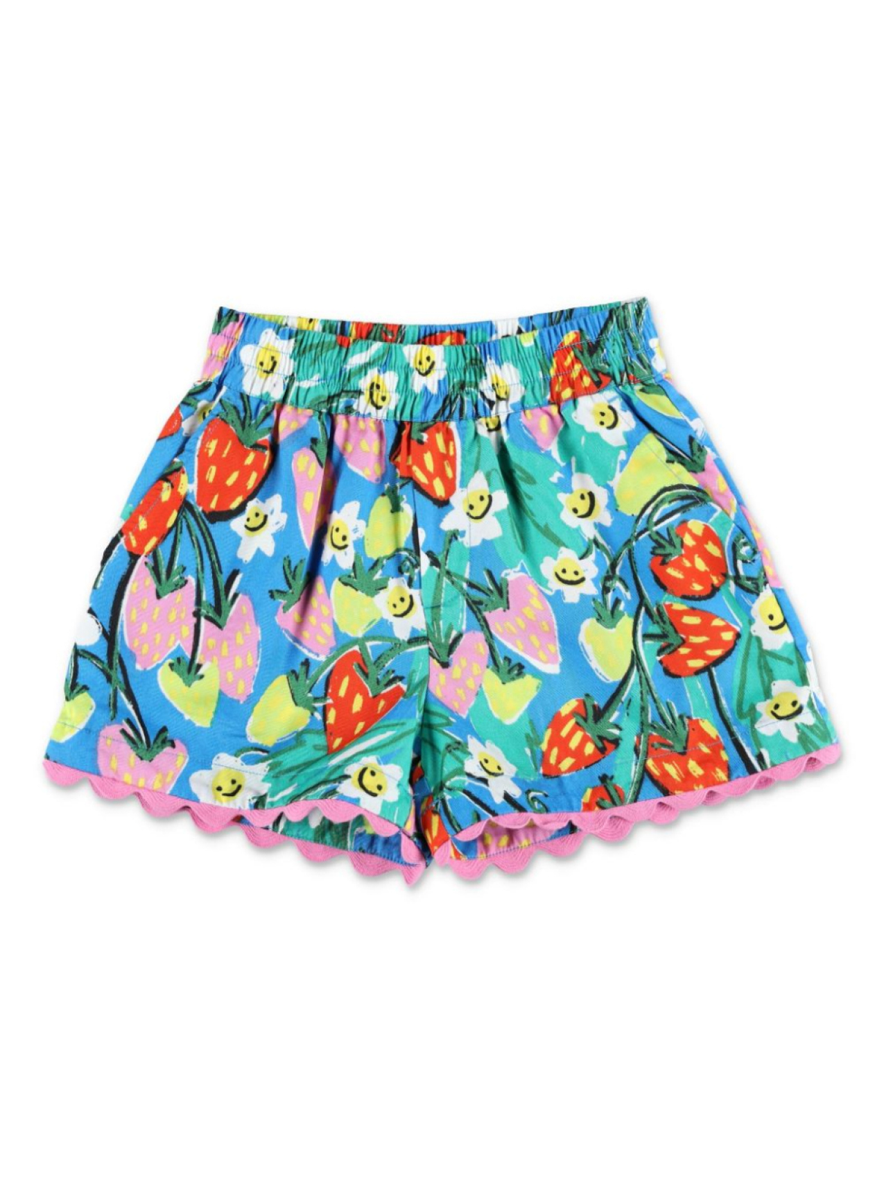 

Stella McCartney Kids шорты с принтом, синий
