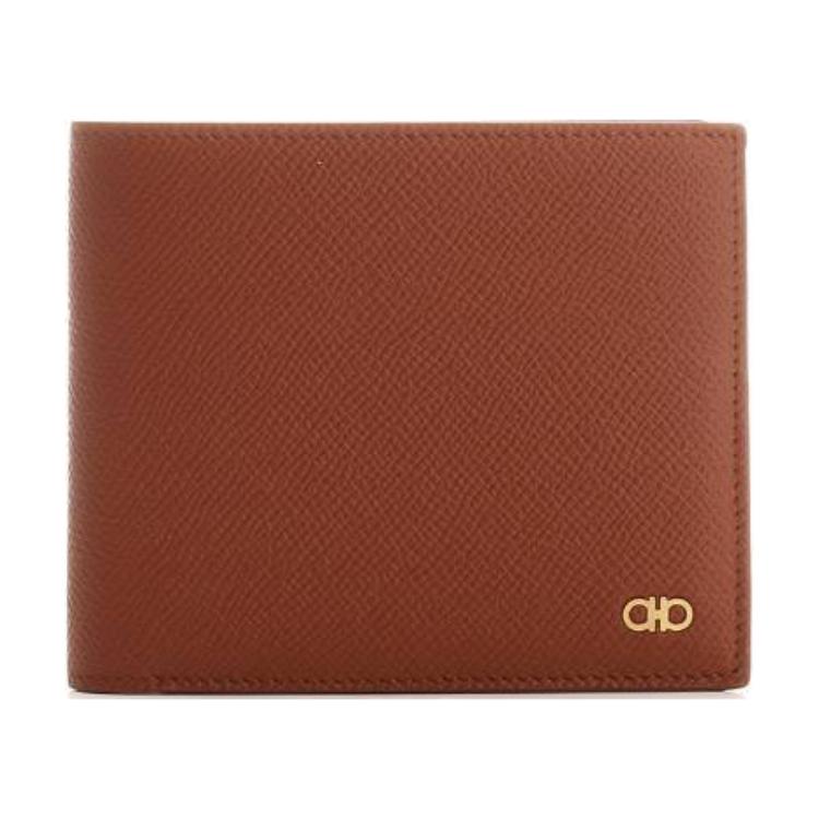 

Ferragamo Мини-кошелек из телячьей кожи для мужчин, коричневый