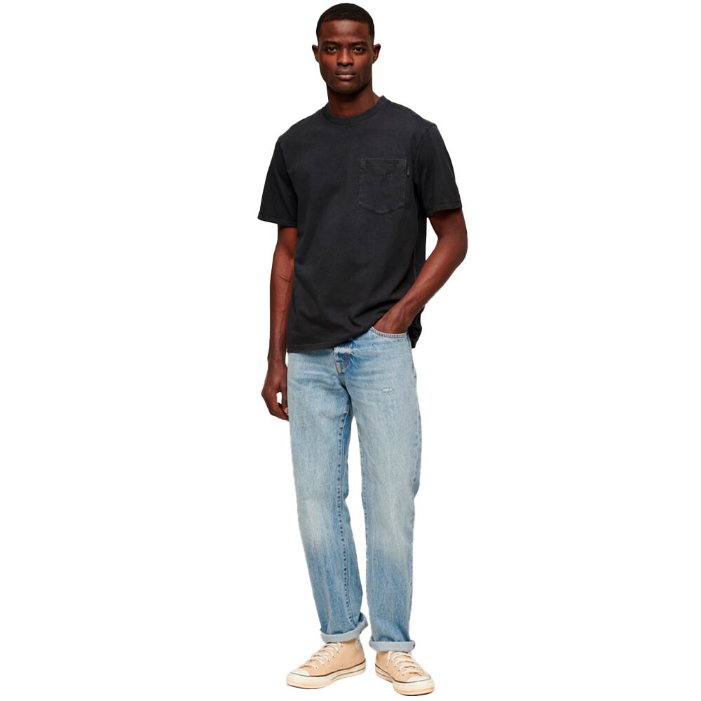 

Футболка Superdry Contrast Stitch Pocket, черный