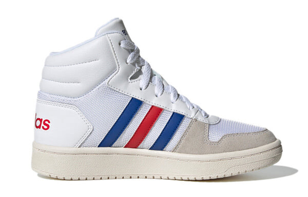 Кроссовки neo hoops mid 2.0 Adidas, белый — фото 2