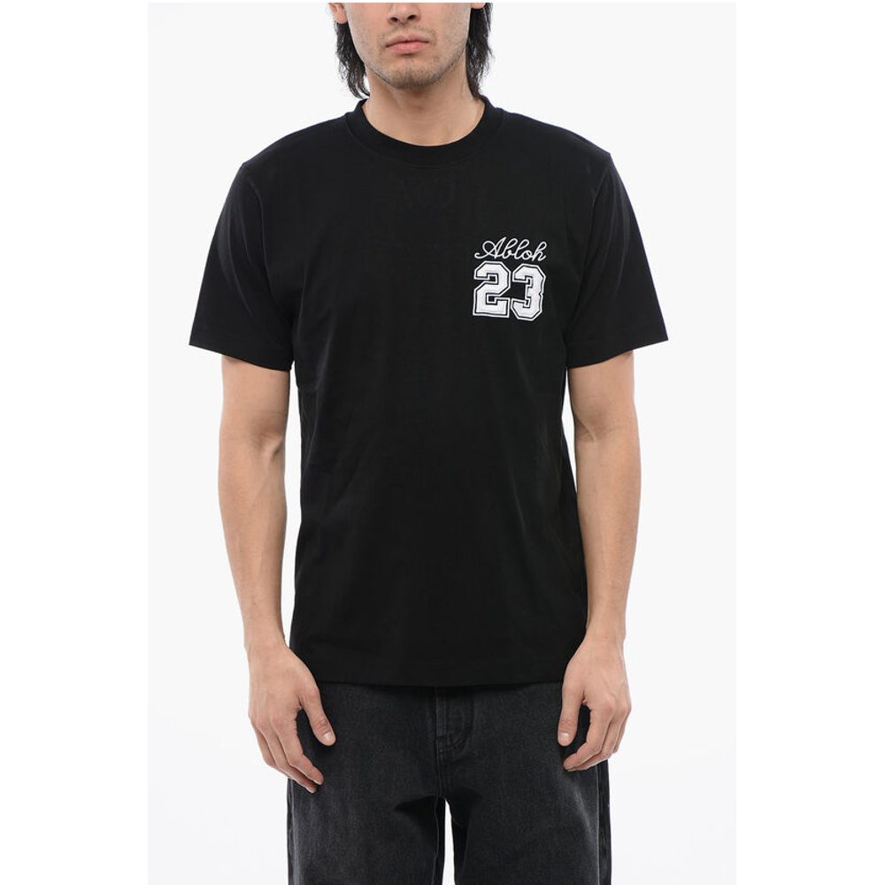 

Футболка Slim Fit Cotton 23 с круглым вырезом Off-White, Black