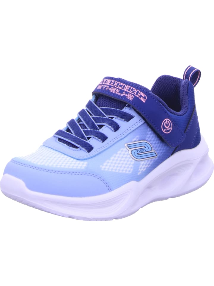 

Кроссовки на шнуровке Skechers, цвет navy/light blue