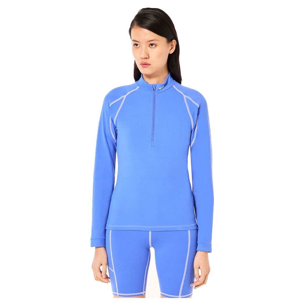 

Спортивная футболка Oakley Ribbed half zip, синий