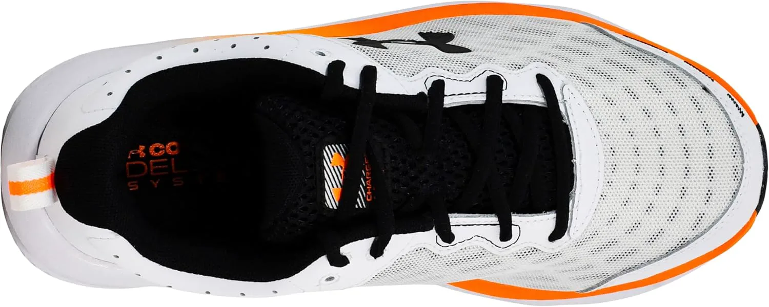 Мужские кроссовки Under Armour Charged Assert 10, белый/черный — фото 4