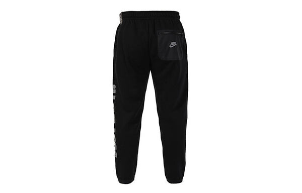 Спортивные штаны jdi slim fit флисовые светоотражающие спортивные штаны Nike, черный — фото 3