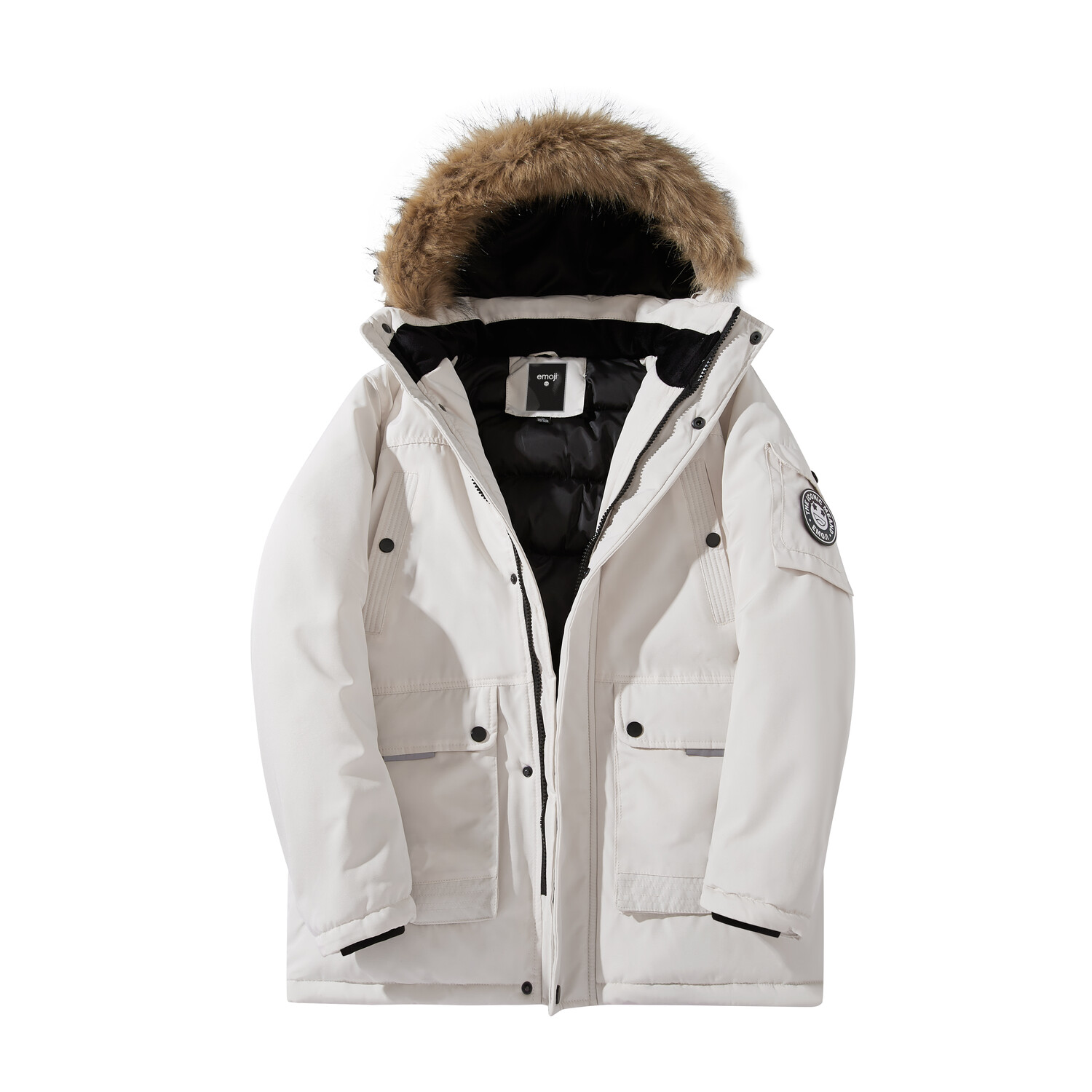 

Парка Emoji, черный