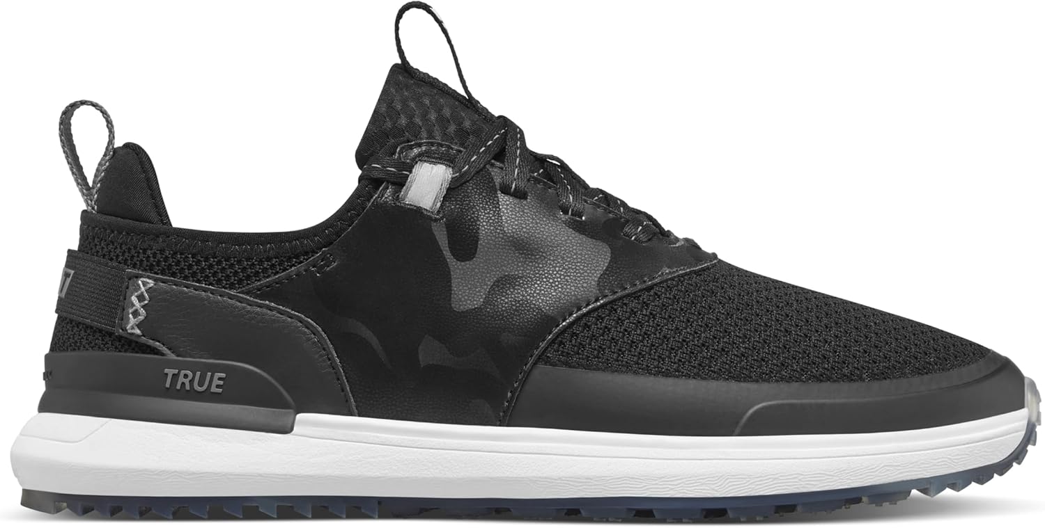 

Мужские гольф-туфли True LUX Hybrid, водонепроницаемый трикотажный верх, 100 наппа True Linkswear, черный