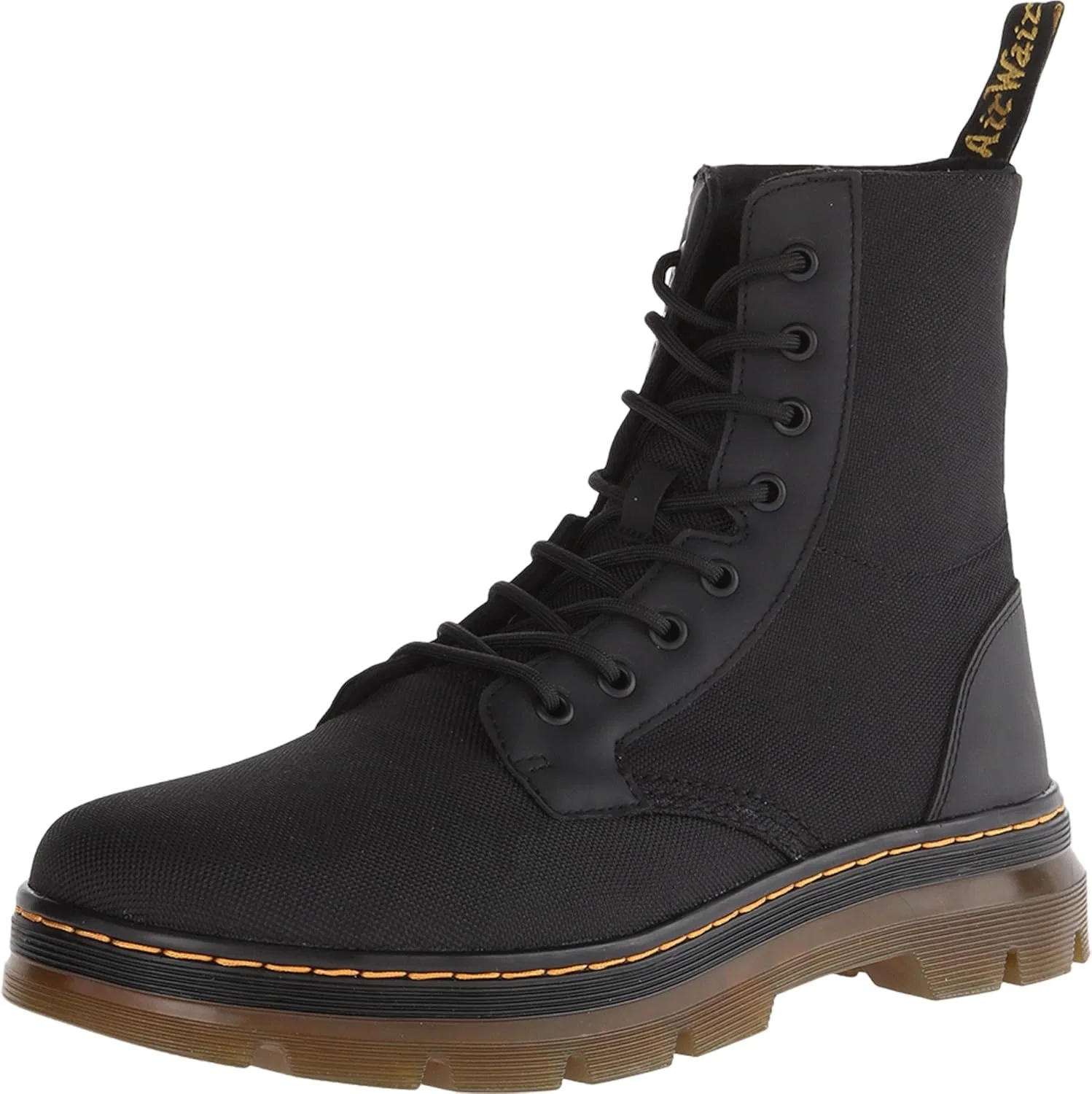 Ботинки и ботильоны Dr. Martens COMBS из ткани Cordura и резины, унисекс, для взрослых, Black Sheer Joy