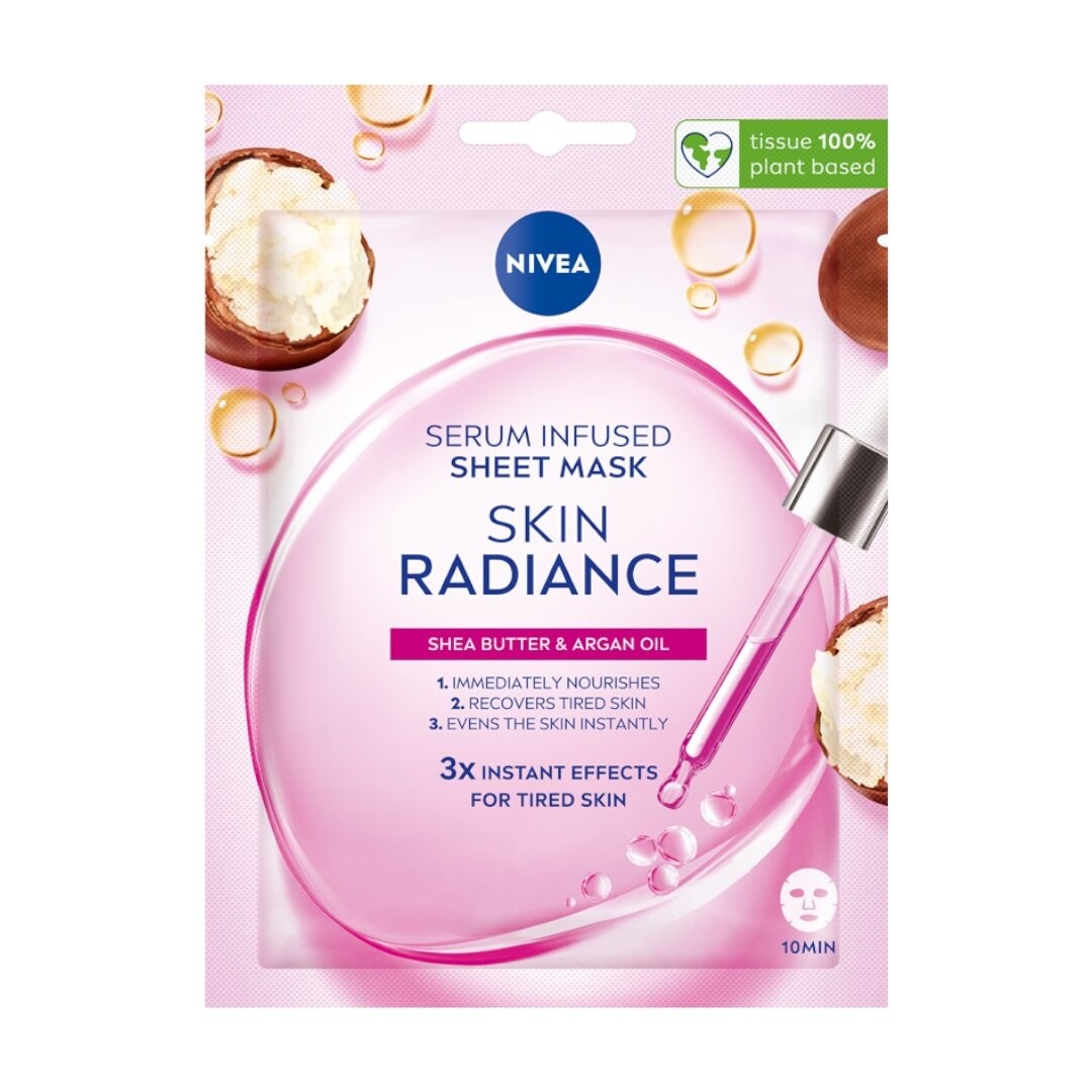 

Nivea, Skin Radiance, Тканевая маска с осветляющей сывороткой