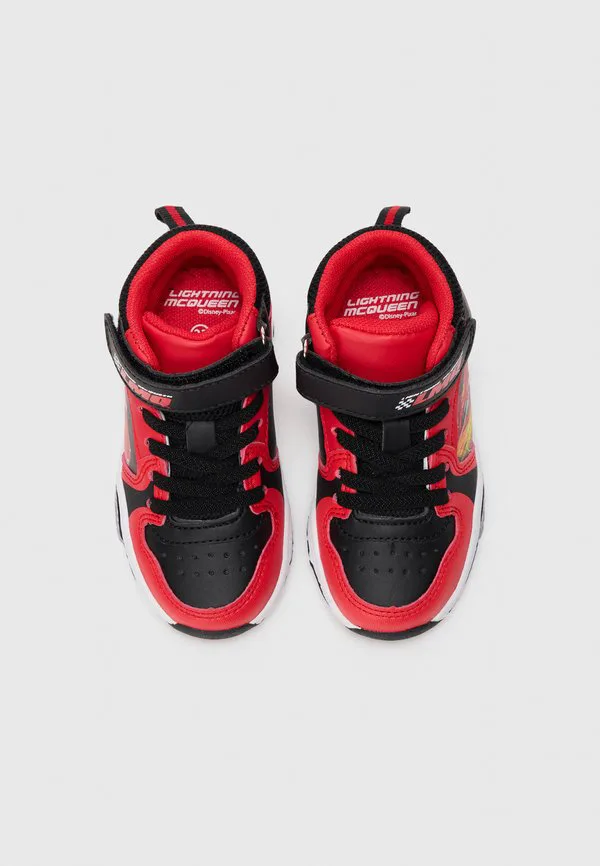 Кроссовки с мигающей подошвой и высокими кедами Friboo, Black/Red — фото 4