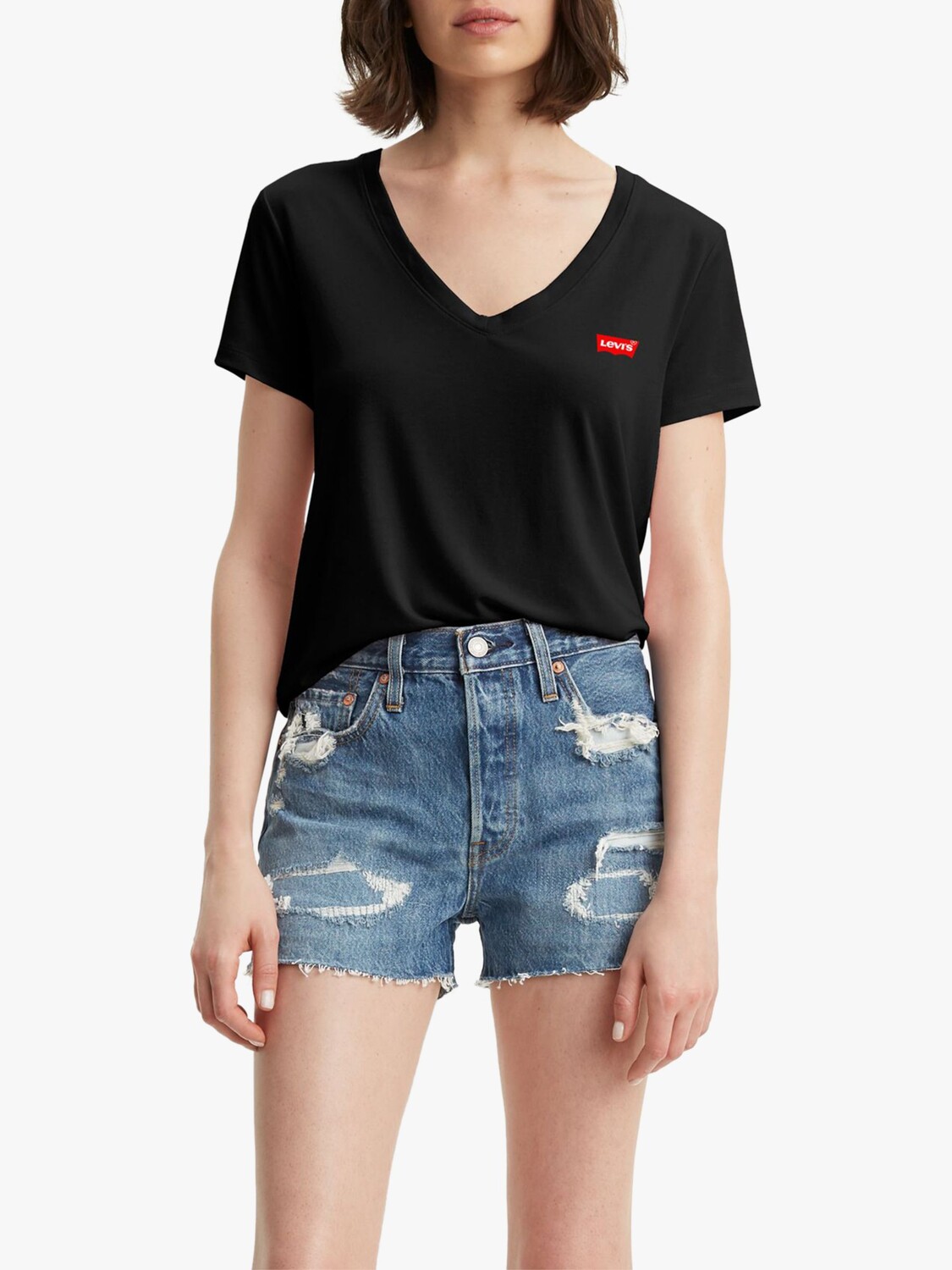 

Идеальная футболка с V-образным вырезом Levi's, икра