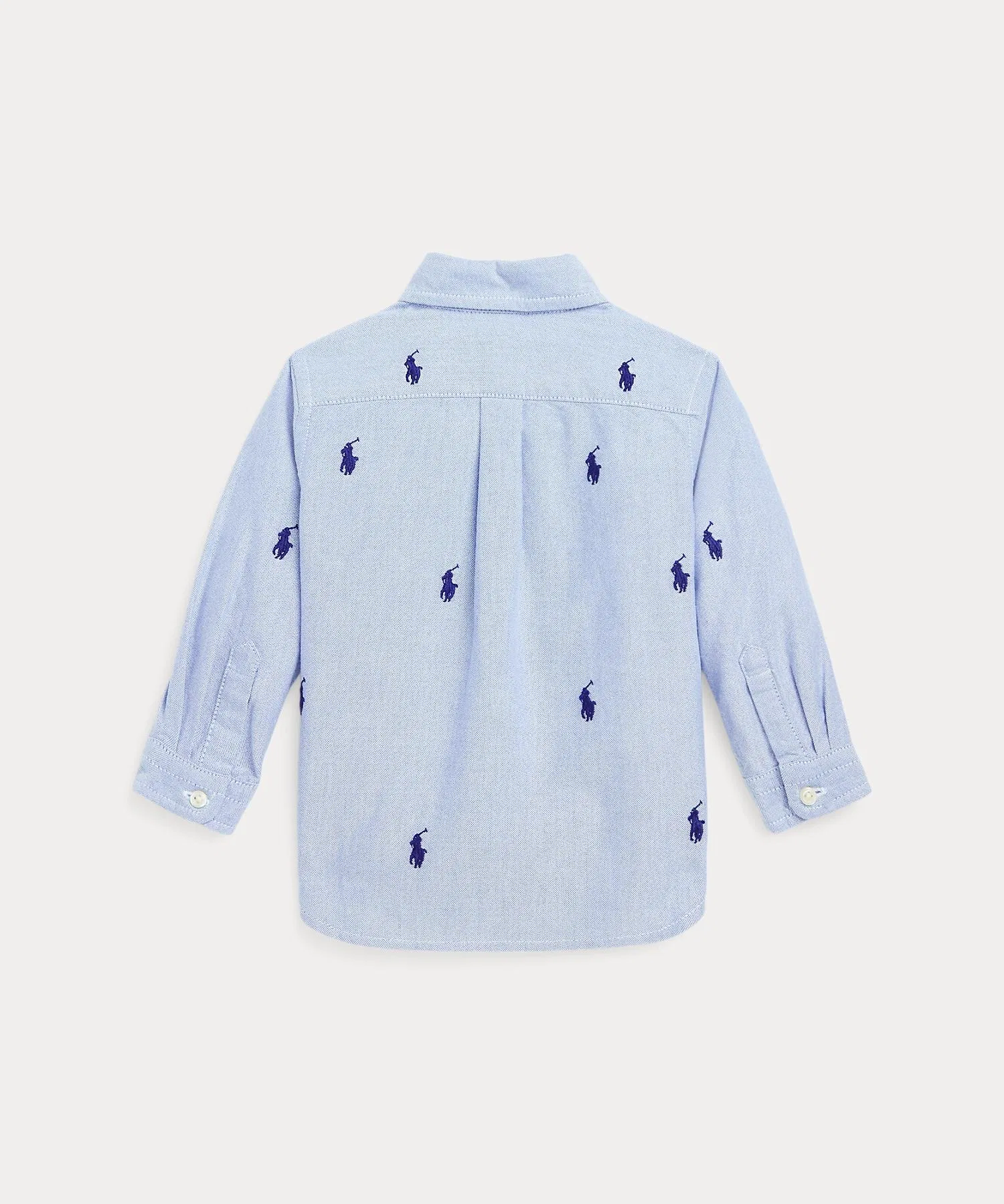 Детская рубашка Polo Ralph Lauren из хлопка с вышивкой — фото 2