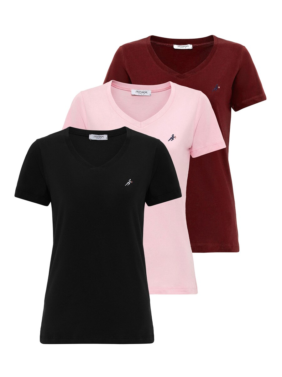 

Рубашка Moxx Paris, цвет Pink/Bordeaux/Black