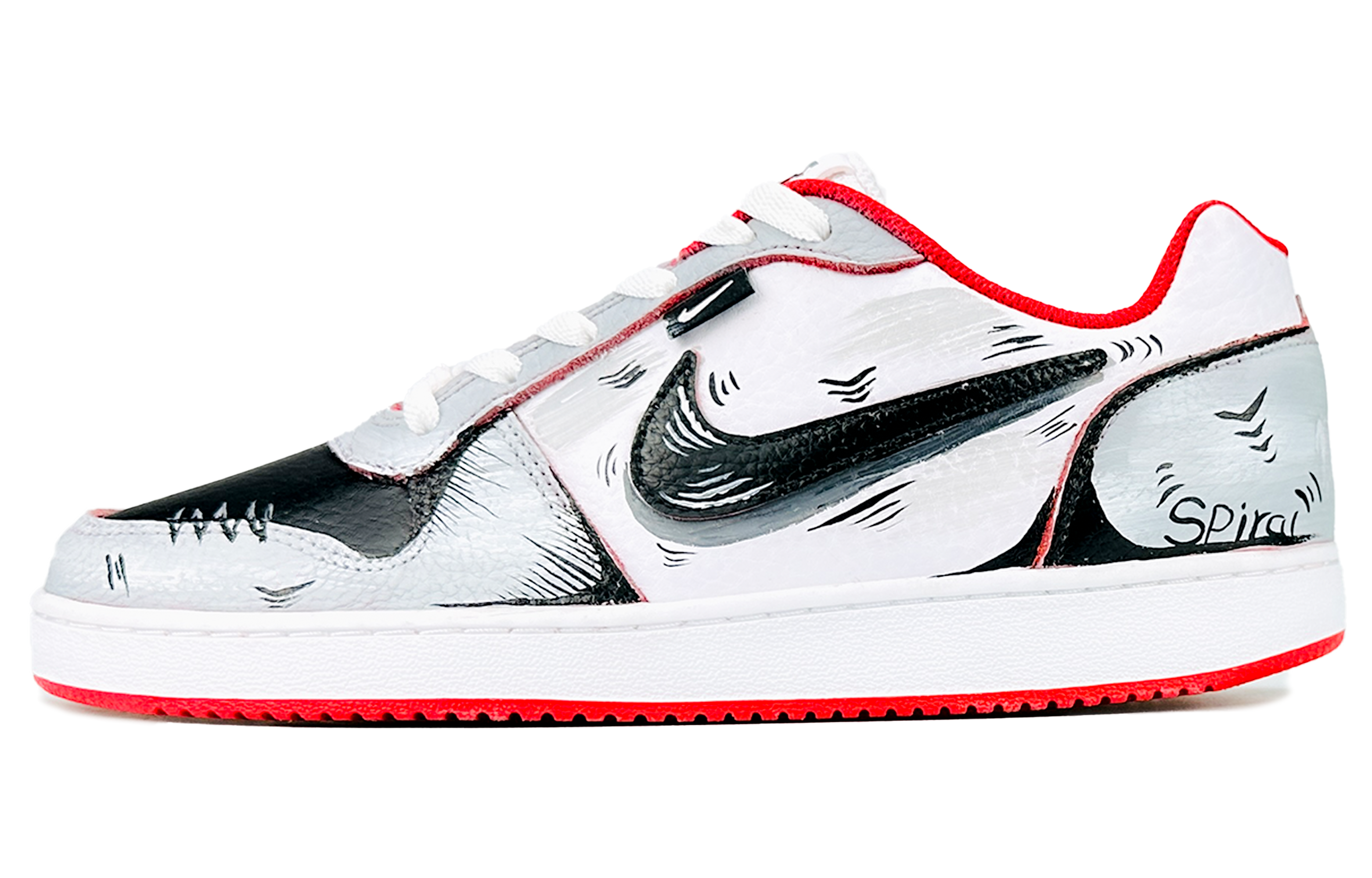 

Nike Низкие противоскользящие кроссовки для скейтбординга EBERNON, мужские, черно-белые